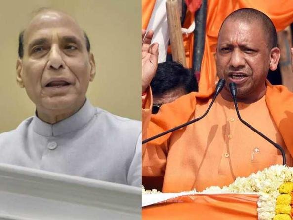सीएम योगी आदित्यनाथ गोरखपुर पहुंचे दोपहर बाद रक्षामंत्री राजनाथ सिंह गोरखपुर आएंगे