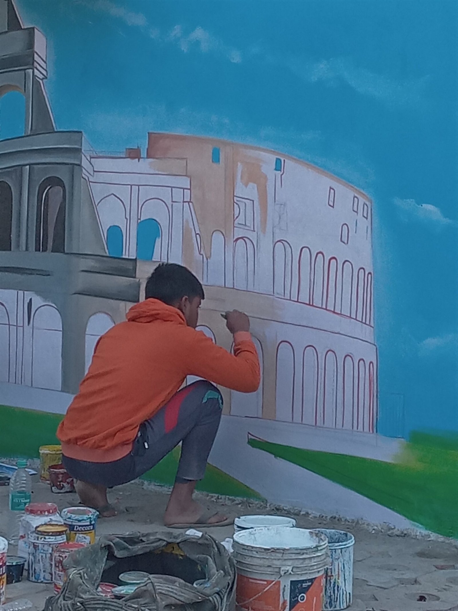 शहर भर में सौंदर्यकरण और पेंटिंग्स के किया जा रहे हैं काम