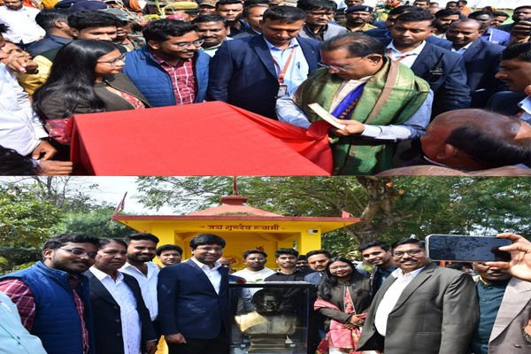 CM Vishnudeo Sai in Jashpur: CM विष्णु देव साय ने पूर्व प्रधानमंत्री अटल बिहारी वाजपेयी की मूर्ति का किया अनावरण…