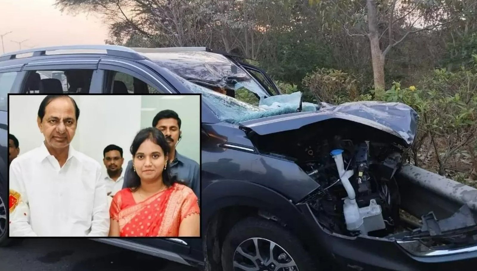 BRS MLA G Lasya Nanditha: तेलंगाना में BRS की महिला विधायक लस्या नंदिता की सड़क हादसे में मौत, डिवाइडर से टकराई कार