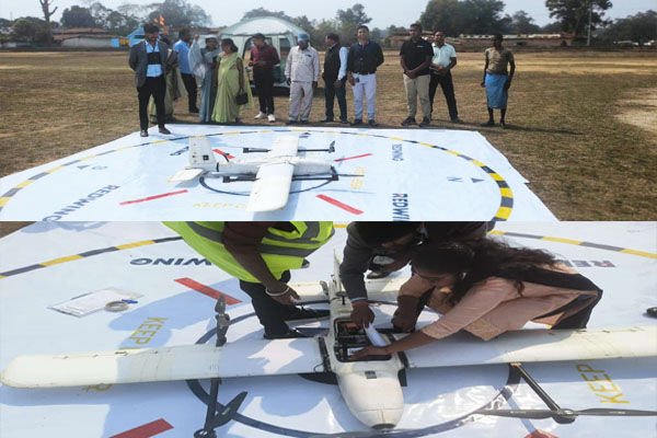 CG Health Drone Service: अब छत्तीसगढ़ में ड्रोन से पहुंचेगी दवाई, 40 किलोमीटर की दूरी सिर्फ 30 मिनट में होगी तय…