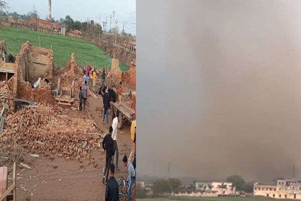 Ghaziabad News: गाजियाबाद में आई तेज आंधी, झुग्गियां और मकान तहस – नहस, कई लोग घायल