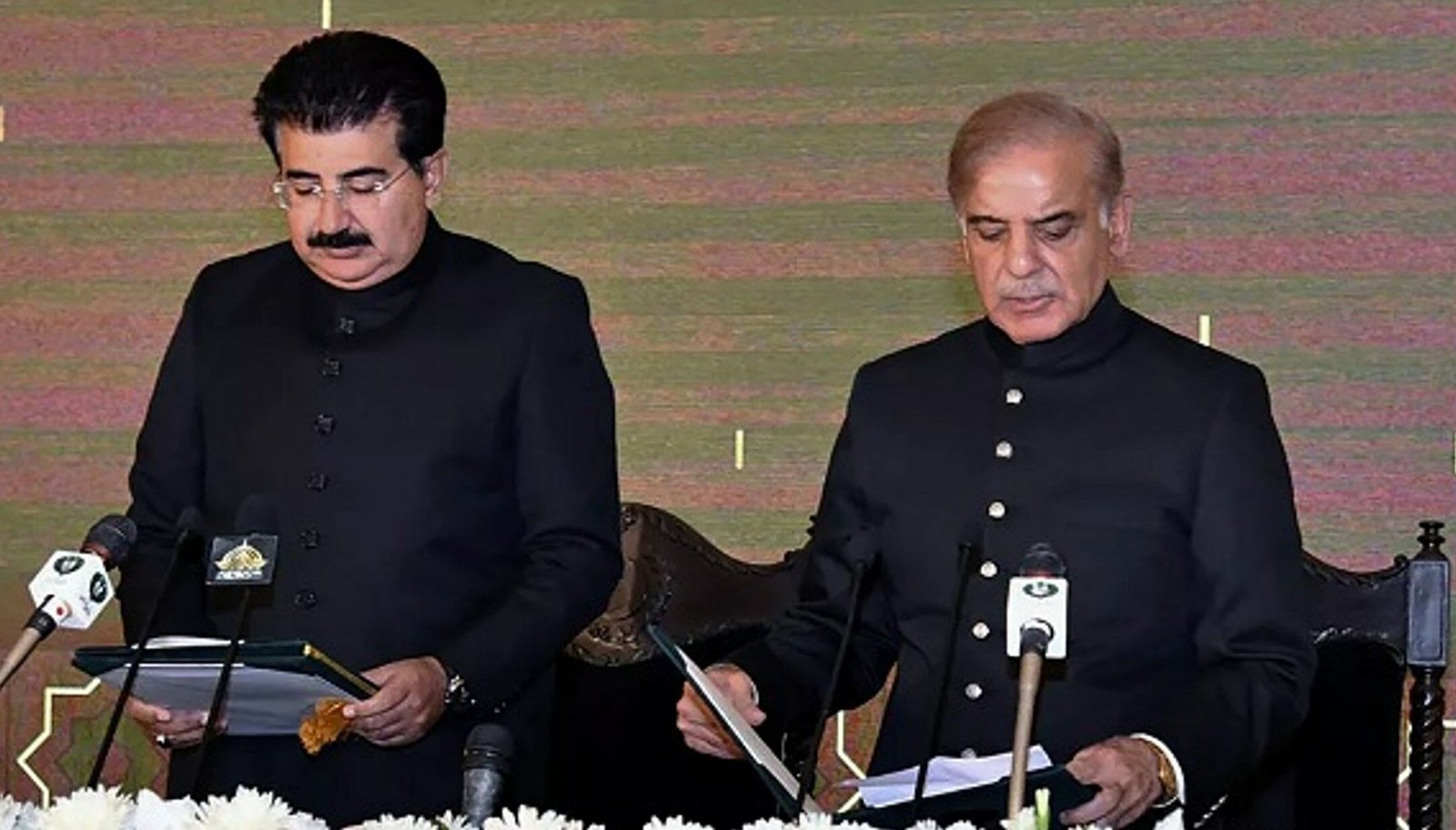 Pakistan New PM: शहबाज शरीफ ने दूसरी बार ली पीएम पद की शपथ, राष्ट्रपति ने दिलाई शपथ