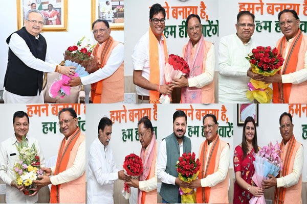CM Vishnudeo: मुख्यमंत्री विष्णुदेव सरकार के पूरे हुए तीन माह, विधानसभा अध्यक्ष और मंत्रियों ने मिलकर दी बधाई और शुभकामनाएं….
