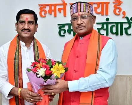 CG-मुख्यमंत्री विष्णुदेव ने केंद्रीय राज्यमंत्री तोखन साहू ने की मुलाकात…