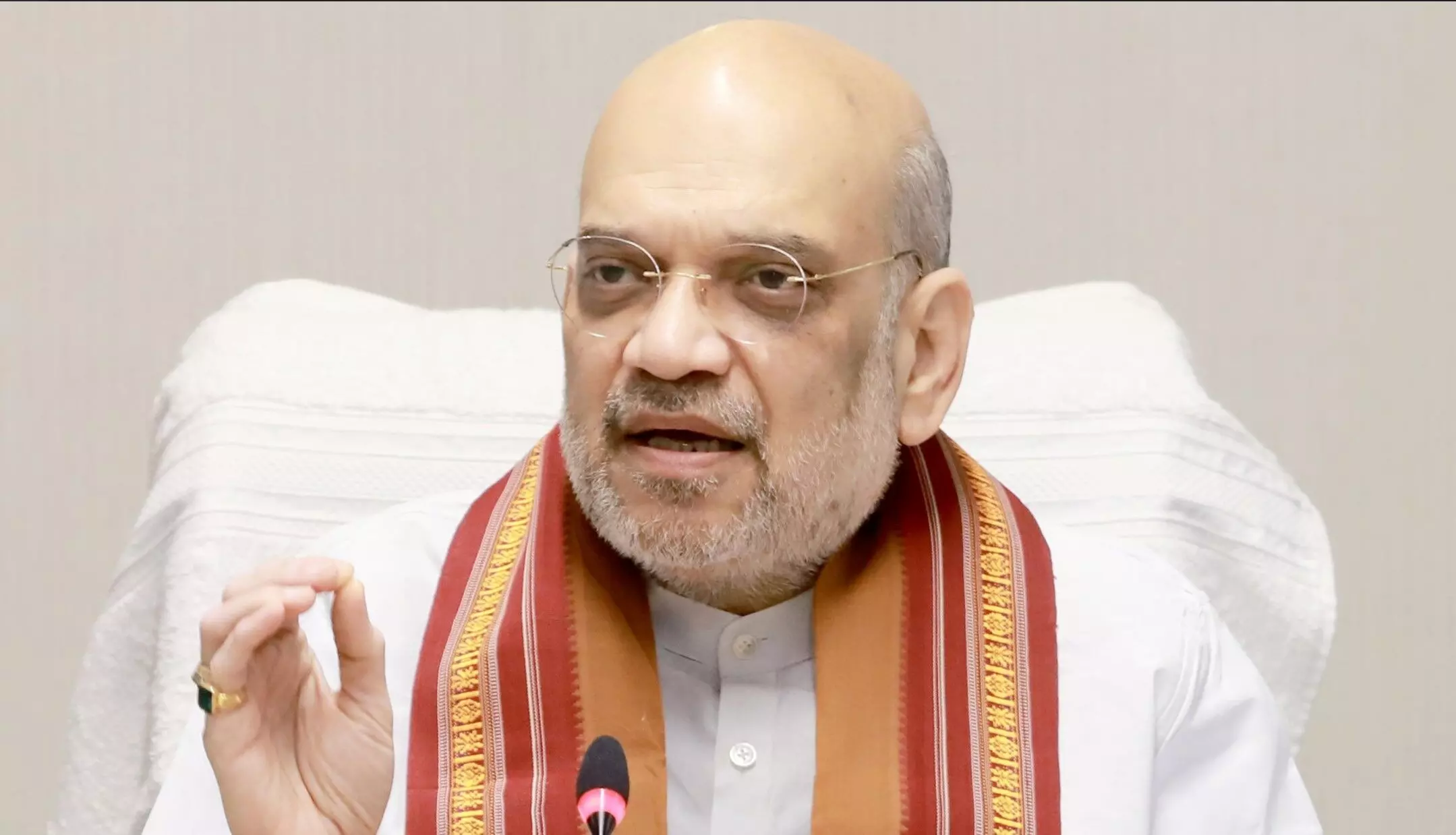 Amit Shah's CG visit: केंद्रीय गृह मंत्री शाह के का मिनट टू मिनट कार्यक्रम: बैठकों से पहेल जाएंगे चम्पारण, रात में 7 राज्यों के DGP के साथ वन टू वन मिटिंग भी