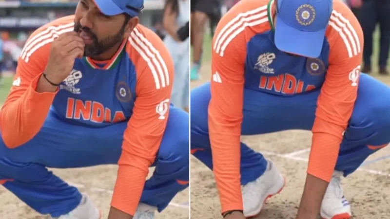 Rohit Sharma T20 WC Video: क्यों खाई रोहित शर्मा ने क्रिकेट मैदान की मिट्टी, खुद भारतीय कप्तान ने बताई ये बड़ी वजह…