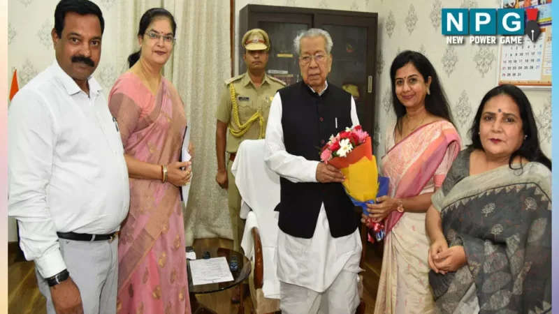 राज्यपाल से शिक्षा में उत्कृष्ट योगदान देने वाले प्राचार्यों ने की भेंट…