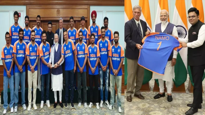 Team India in PM Modi: BCCI अध्यक्ष और सचिव ने PM मोदी को दिया ये खास तोहफा, देखिए वायरल हो रही तस्वीरें…