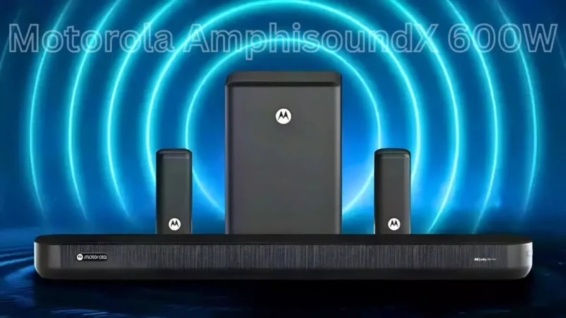 AmphisoundX 600W Soundbar: धमाकेदार 3D सराउंड साउंड के साथ आया Motorola का 600W का धांसू साउंडबार, Flipkart पर 7 जुलाई 2024 से शुरू होगी सेल