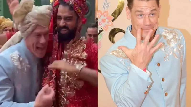Anant Radhika Wedding: अनंत अंबानी की बारात में नाचते दिखे WWE के चैम्प‍ियन जॉन सीना, पगड़ी पहन डांस मूव्स से लूटा माहौल…