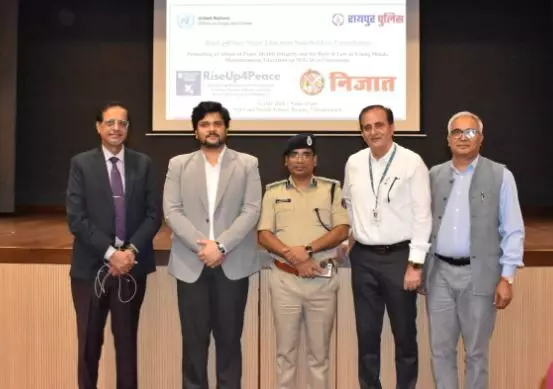 रायपुर पुलिस और यूएनओडीसी की शहर के शिक्षा-विशेषज्ञों व छात्रों के साथ संयुक्त कार्यशाला