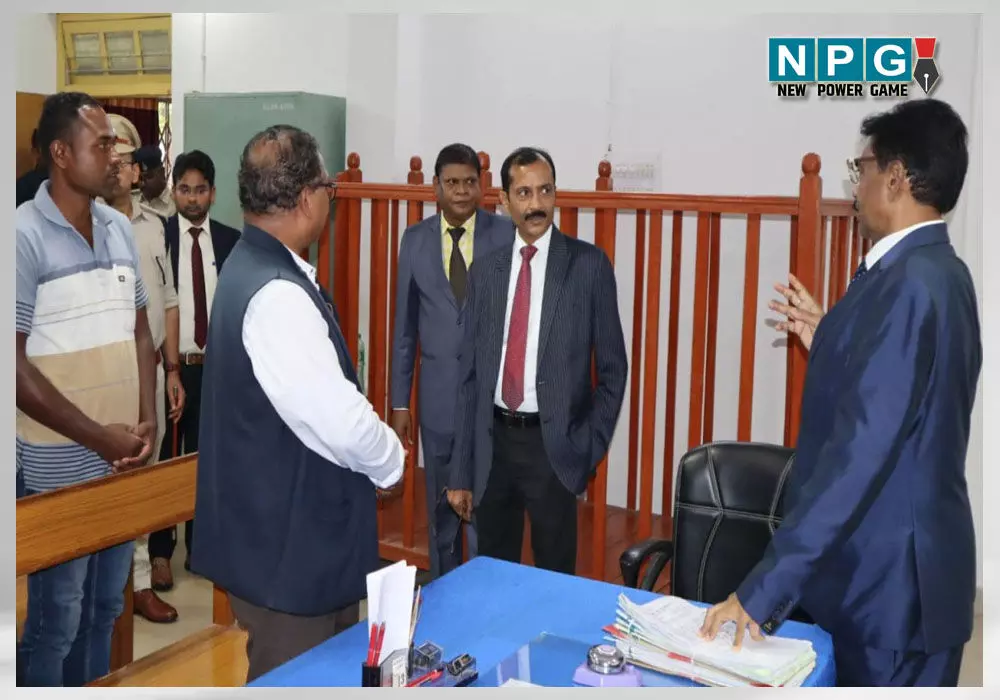 जशपुर: न्यायमूर्ति राधाकिशन अग्रवाल ने जशपुर में राष्ट्रीय लोक अदालत एवं जिला न्यायालय का किया निरीक्षण…