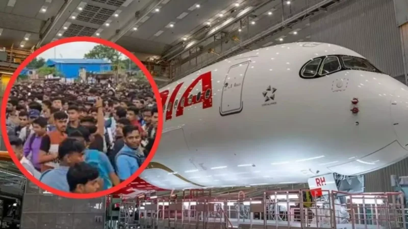 Air India Vacancy: 600 पदों की वैकेंसी के लिए इंटरव्यू देने पहुंच गए 25 हजार उम्मीदवार, हुआ बुरा हाल, देखिये हैरान करने वाला Video