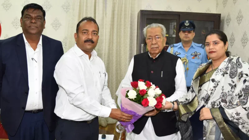 Raipur News: राज्यपाल हरिचंदन से छत्तीसगढ़ राज्य बाल अधिकार संरक्षण आयोग के सदस्यों ने की सौजन्य मुलाकात