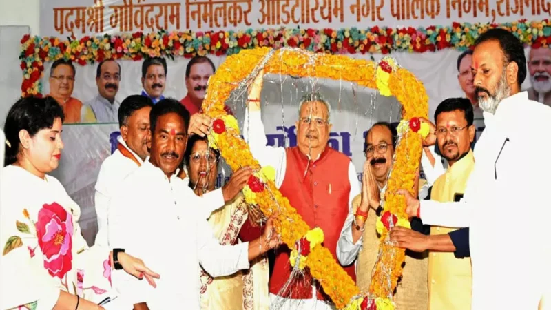 विधानसभा अध्यक्ष डॉ रमन सिंह और डिप्टी CM अरुण साव ने किया 13.81 करोड़ के 96 विकास कार्यों का भूमिपूजन