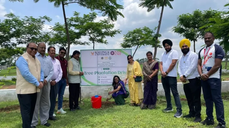 Kalinga University: कलिंगा विश्वविद्यालय में एनएसएस द्वारा पौधारोपण अभियान…