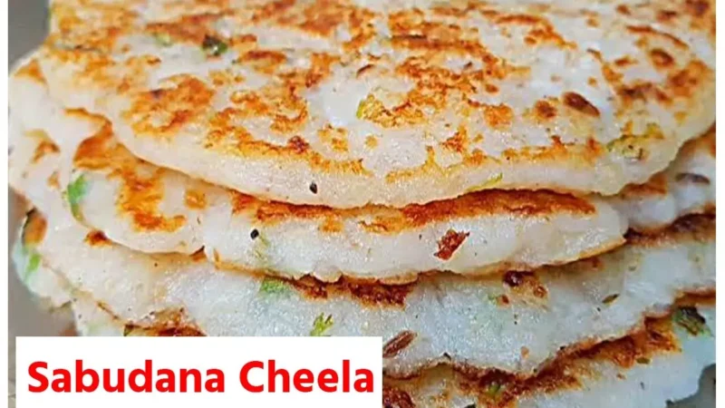 Sabudana cheela Recipe: एकदम कम घी में व्रत के लिए बिना गलाए, साबूदाने से बनाइए फलाहारी चीला,मिलेगी खाने की पूरी संतुष्टि…