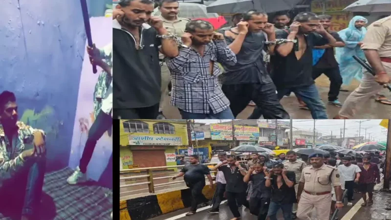 CG: अपहरण कर बेरहमी से पिटाई, बनाया वीडियो, गुंडई मचाने सोशल मीडिया में किया शेयर, टकला कर निकला जुलूस, Video