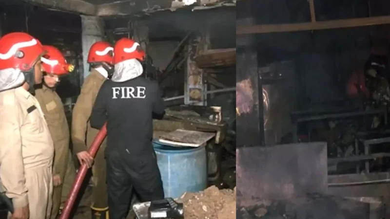 Delhi Fire News: दिल्ली के INA मार्केट में आग, फास्ट फूड शॉप और रेस्टोरेंट में लगी आग, 6 लोग घायल