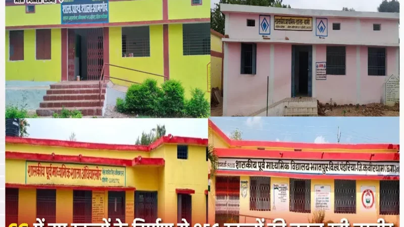 मुख्यमंत्री विष्णुदेव की महत्वाकांक्षी योजना से जिले के स्कूलों का हो रहा उन्नयन, कबीरधाम जिले के नए स्कूलों के निर्माण से 856 स्कूलों की बदल रही तस्वीर