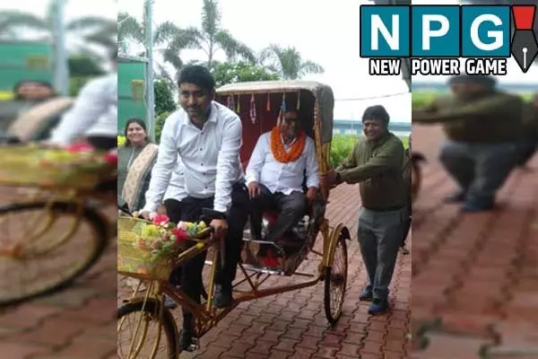 Bilaspur News: CG तहसीलदार बने रिक्शा चालक, एसडीएम ने लगाया धक्का, जानिये कौन था गोल्डन रिक्शा में सवार, देखें वीडियो