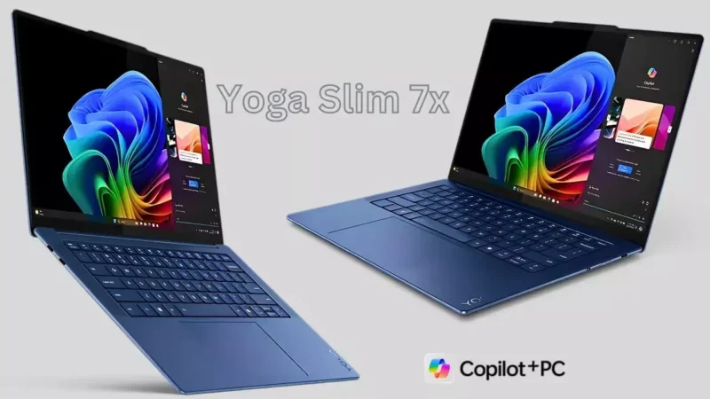 Lenovo Yoga Slim 7x: 14.5 इंच OLED डिस्प्ले, Snapdragon X Elite प्रोसेसर और शानदार फीचर्स के साथ 1,35,360 रुपये में लॉन्च…