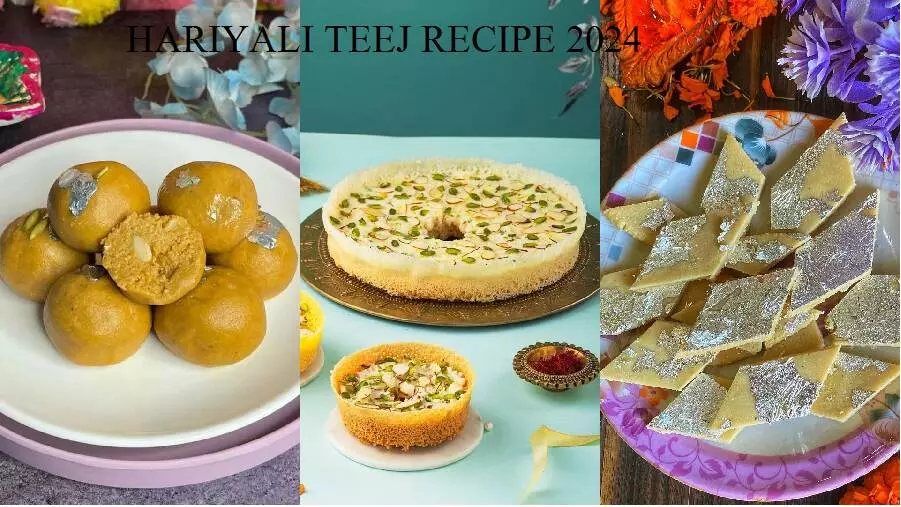 HARIYALI TEEJ RECIPE 2024 : इन मिठाईयों से भरे हरियाली तीज के त्यौहार में मिठास, Read Recipe