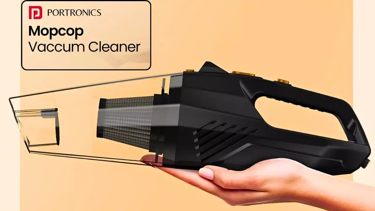 Portronics Mopcop Vacuum Cleaner: पोर्ट्रोनिक्स ने भारत में लॉन्च किया छोटा और शक्तिशाली वैक्यूम क्लीनर: जानें कीमत और खासियतें…