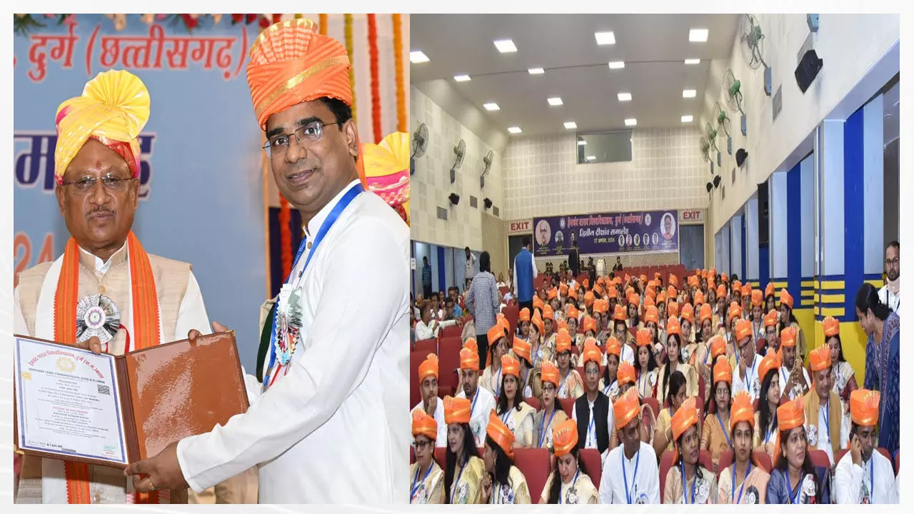 SSP संतोष सिंह को मिली डॉक्टरेट की उपाधि, संयुक्त राष्ट्र के शांति प्रयासों से जुड़े विषय के शोध पर CM विष्णुदेव ने अवार्ड की डिग्री