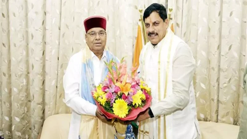 MP News: कर्नाटक के राज्यपाल गहलोत के साथ मुख्यमंत्री डॉ. मोहन यादव ने की सौजन्य भेंट