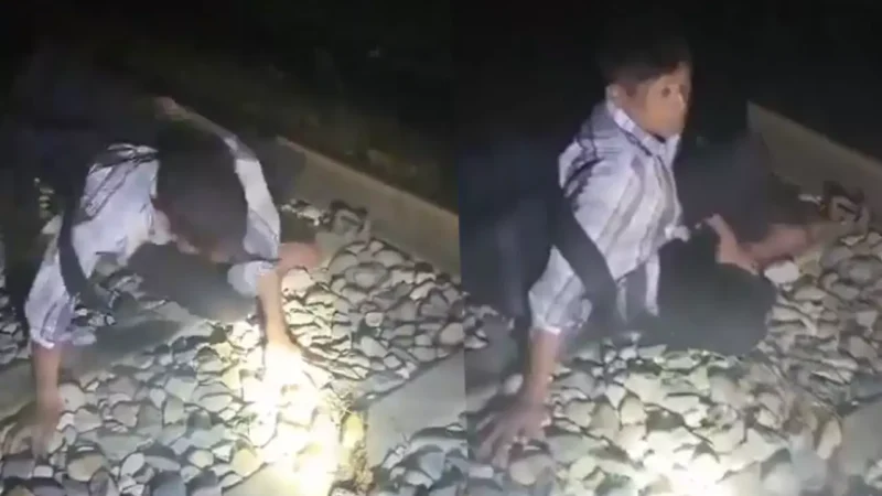 UP Viral Video: अरे बाप रे! ये क्या… नशे में रेलवे ट्रैक पर सो गया युवक, ऊपर से गुजर गई ट्रेन, फिर भी…देखिए वीडियो…