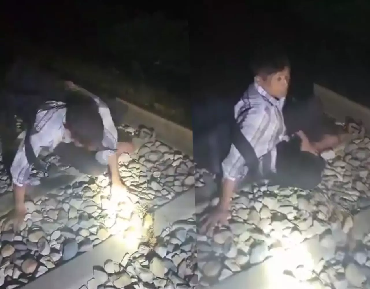 UP Viral Video: अरे बाप रे! ये क्या… नशे में रेलवे ट्रैक पर सो गया युवक, ऊपर से गुजर गई ट्रेन, फिर भी…देखिए वीडियो…