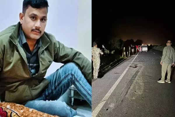 Gwalior Accident News: ASP की कार को कंटेनर ने मारी टक्कर, आरक्षक की मौके पर मौत, पत्नी और बच्चे गंभीर