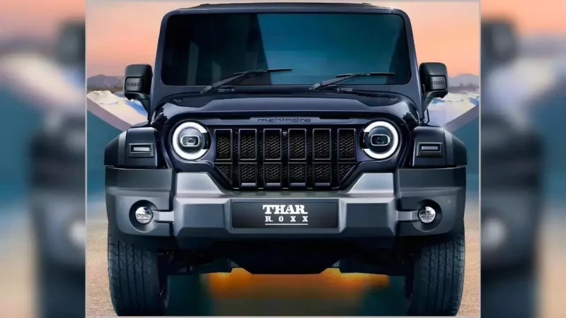 Mahindra Thar Roxx Front Look: महिंद्रा ने किया थार रॉक्स का फ्रंट लुक रिवील, 15 अगस्त 2024 को होगी लॉन्च…