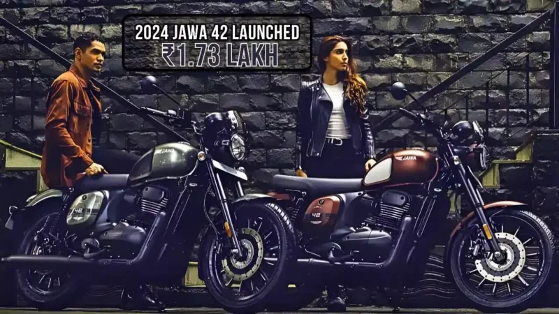 2024 Jawa 42 Launched: नई Jawa 42 भारत में लॉन्च, कीमत ₹1.73 लाख से शुरू,  दमदार इंजन और नए रंगों के साथ…