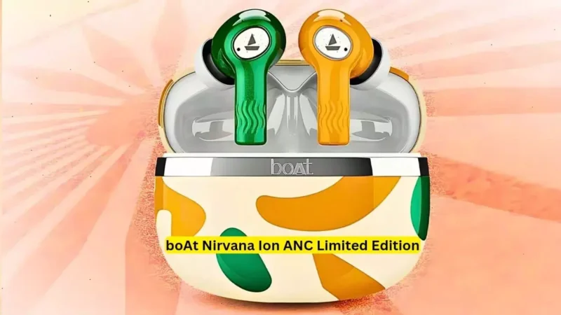 boAt Nirvana Ion ANC लिमिटेड एडिशन: तिरंगे के रंग में हुए लॉन्च, 120 घंटे की बैटरी लाइफ के साथ देंगे धमाकेदार साउंड!…