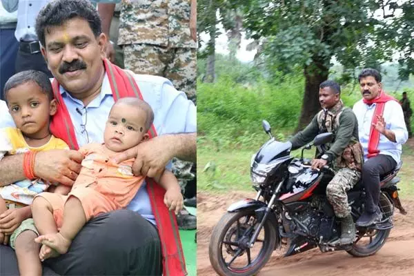 Chhattisgarh News: धुर नक्‍सल प्रभावित गांव में पहुंचे डिप्‍टी सीएम: पालनार में आम के पेड़ ने नीचे जमीन में बैठकर सुनी ग्रामीणों की समस्याएं