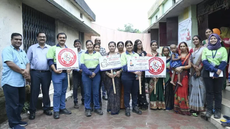 BALCO News: बालको ने विश्व स्तनपान सप्ताह पर समुदाय में चलाया जागरूकता अभियान…