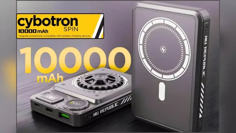 Cybotron Spin Power Bank: Nu Republic लाया है मज़ेदार 'साइबोट्रॉन स्पिन' पावर बैंक, जानें इसके सभी फीचर्स और कीमत…