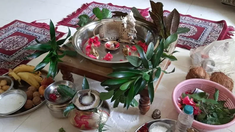 Bahula Chauth Pooja 2024 in Raipur : छत्तीसगढ़ की महतारियों ने की अपने संतानों के लिए सुख-शांति-उन्नति के लिए "बहुला माता" की पूजा