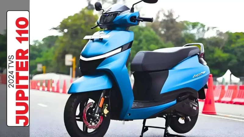 2024 TVS Jupiter 110 स्कूटर भारतीय बाजार में हुआ लॉन्च, दमदार इंजन और शानदार फीचर्स से है लैस, जानें इसकी कीमत…