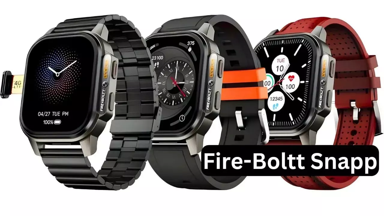 Fire-Boltt Snapp Smartwatch: Fire-Boltt ने भारत में लॉन्च की अपनी पहली कैमरा स्मार्टवॉच Snapp, कीमत ₹5,999 से शुरू…