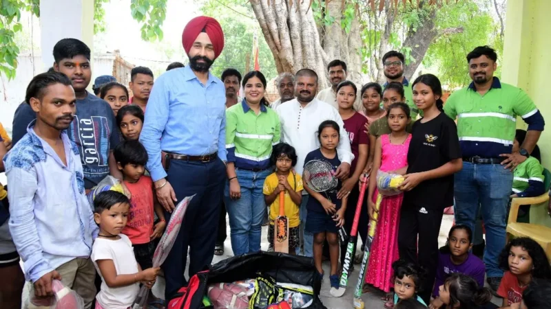 BALCO News: बालको ने राष्ट्रीय खेल दिवस के अवसर पर वितरित किये स्पोर्ट्स किट…