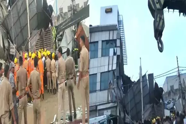 Building Collapse: ट्रांसपोर्ट नगर में भरभराकर गिरी बिल्डिंग, कई लोग मलबे में दबे, 1 की मौत, रेस्कयू ऑपरेशन जारी
