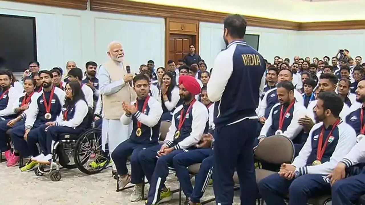 Paris Paralympics 2024:  पैरालंपिक पदक विजेताओं से पीएम मोदी ने की मुलाकात, पेरिस में भारत ने रचा बड़ा इतिहास..