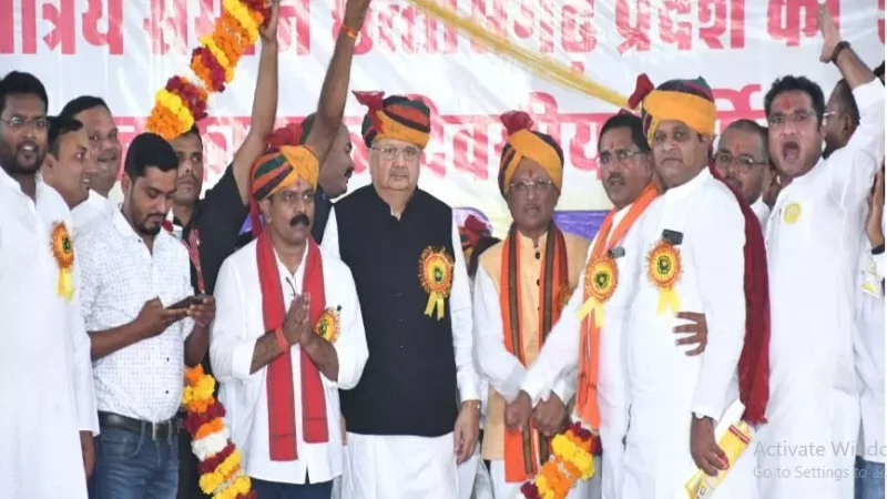 मुख्यमंत्री चन्द्रनाहू कुर्मी क्षत्रिय समाज के केंद्रीय महाधिवेशन में हुए शामिल, CM विष्णु देव- 5 एकड़ भूमि आबंटित करने की घोषणा