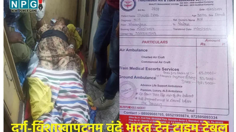 CG Train Ambulance Fraud: मानवता हुआ तार-तार, ये कैसी ट्रेन एम्बुलेंस, मरीज को लेटा दिया फर्श पर