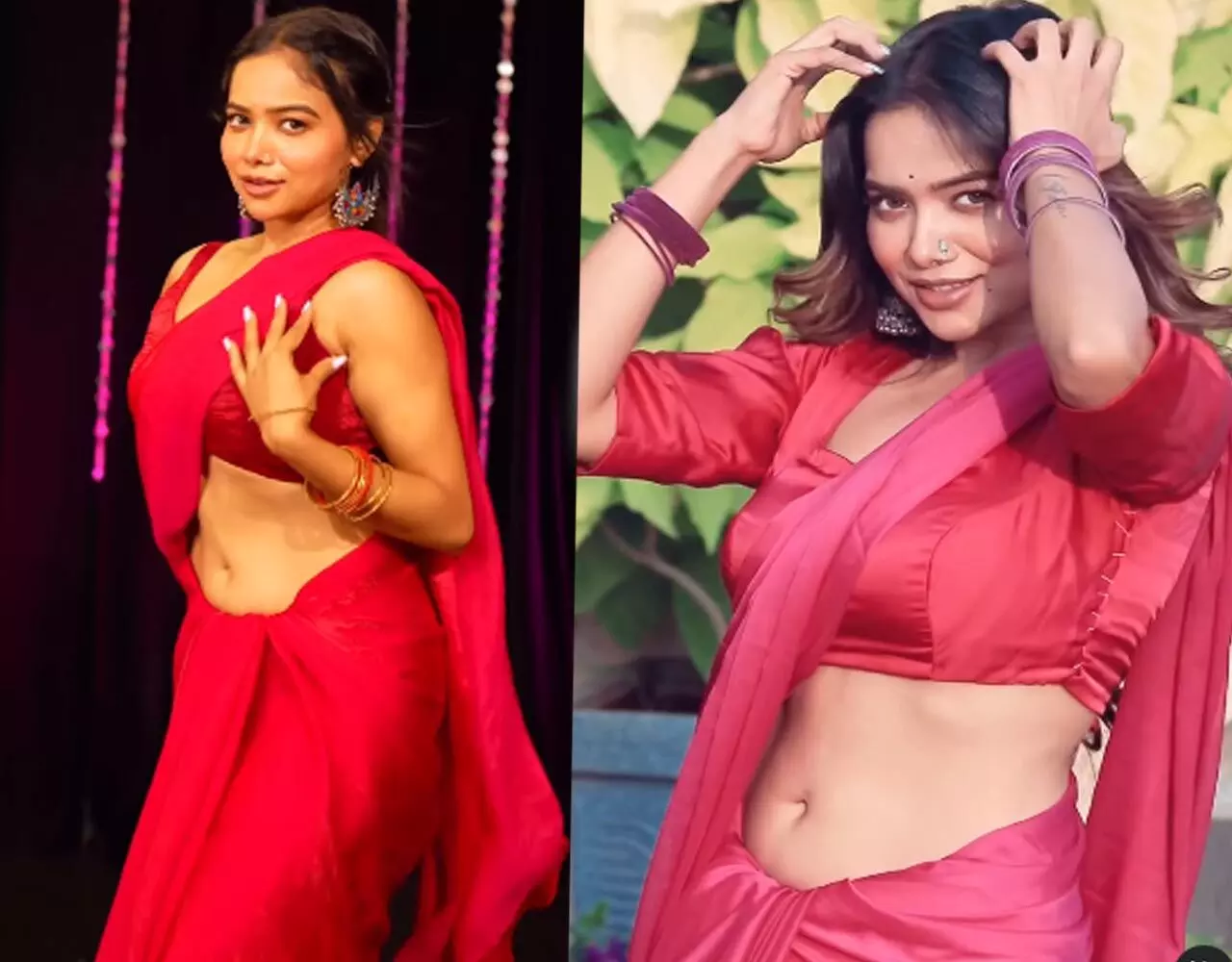 Manisha Rani: रेड साड़ी में मनीषा रानी ने कराया ऐसा बोल्ड फोटोशूट, फिगर देख फैंस के दिल में मची खलबली, बोले…