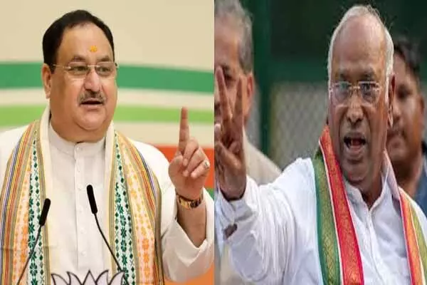 Political news: नड्डा का खड़गे को पत्र: बीजेपी अध्‍यक्ष ने कई मुद्दों पर किया तीखा हमला, कांग्रेस को बताया 'copy & paste' वाली पार्टी